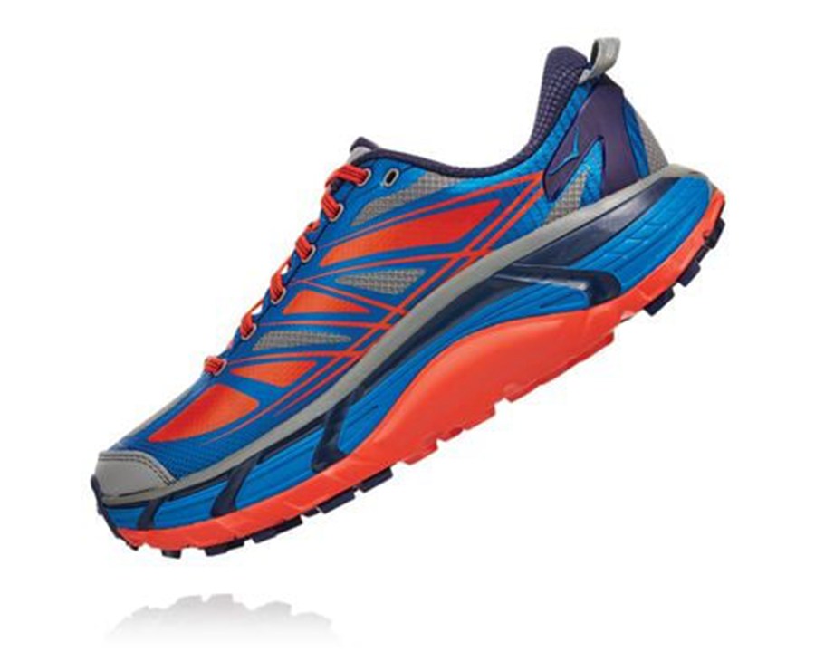 Chaussure Trail Hoka One One Mafate Speed 2 Homme - Bleu - URL-149827